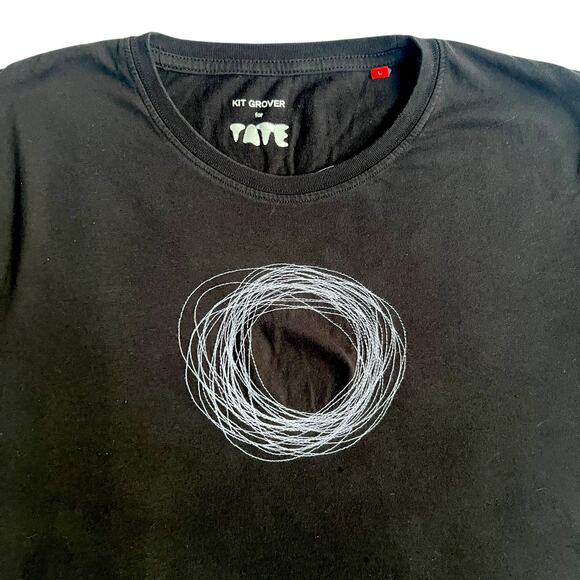 Kit Grover for Tate Modern Graphic T-Shirt Black Size L(fits men M/women M/L) - Picture 10 of 10